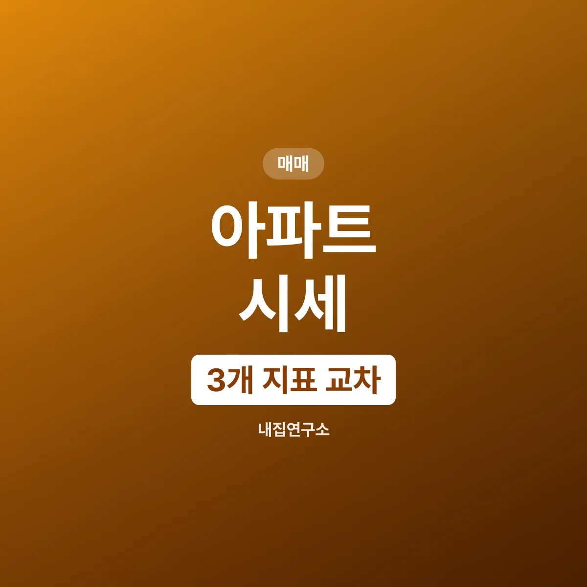 아파트 시세 판단, 세 지표를 교차 확인하는 법